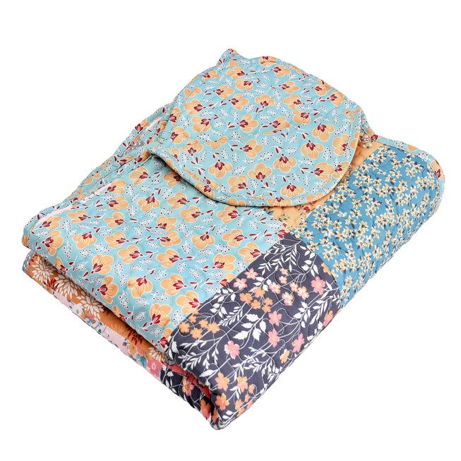 Carlie Calico Throw Blanket, , alternate image number null