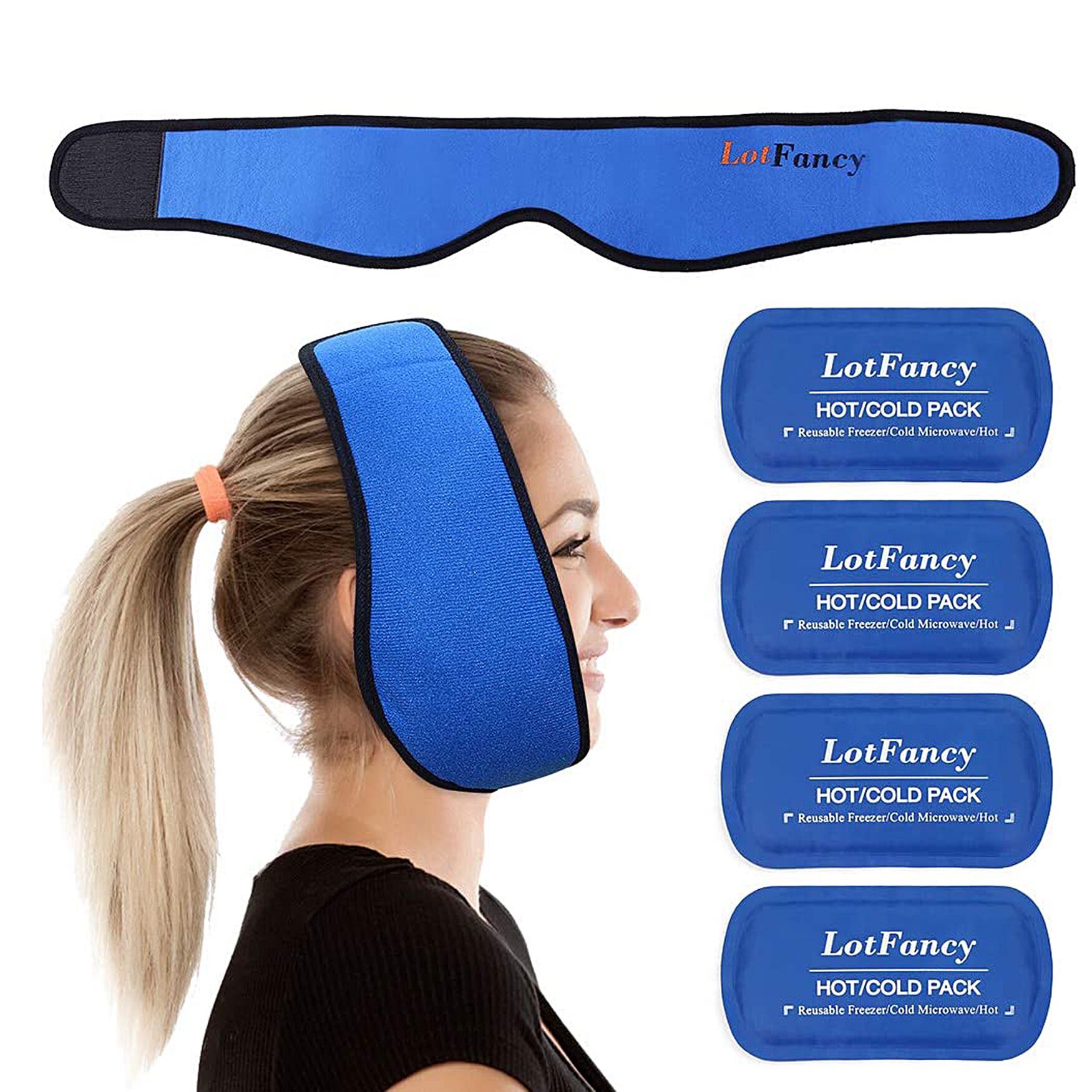 Theragel Ice Pack For Jaw, Head, Chin Wellness, , alternate image number 4