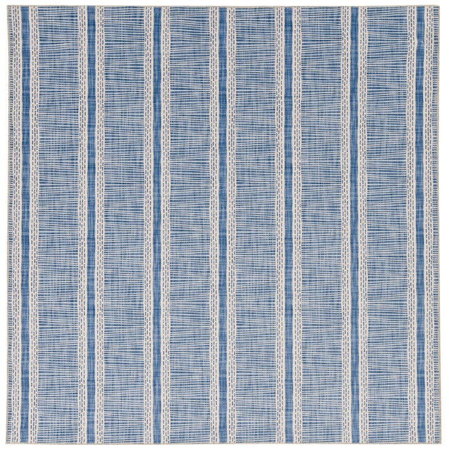 Washable Wallen Ivory/Blue Rug, IVORY, hi-res image number null