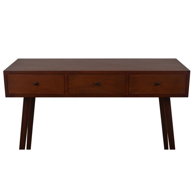 Mid-Century 3-Drawer Console Table , , alternate image number 2