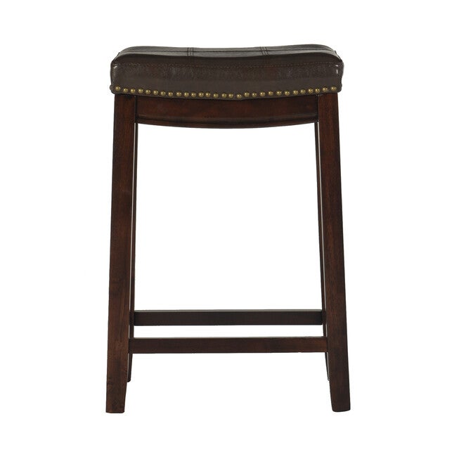 Crowell BROWN BAR STOOL, BROWN, hi-res image number 0