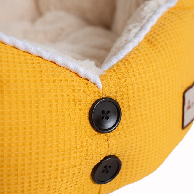 Gold Waffle and White Cat Dog Bed, , alternate image number null
