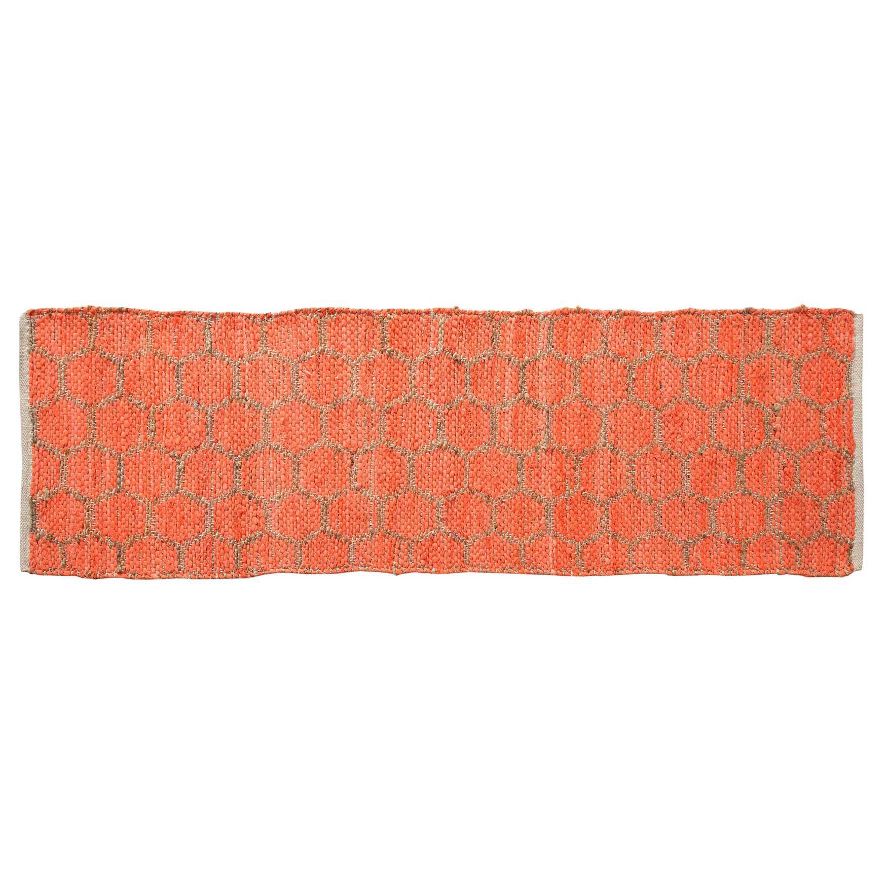 Beehive Modern Collection Area Rug, CORAL, hi-res image number 0