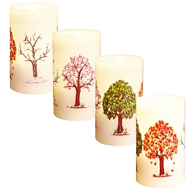 Four Seasons Fiber Optic & LED Candle, , alternate image number null