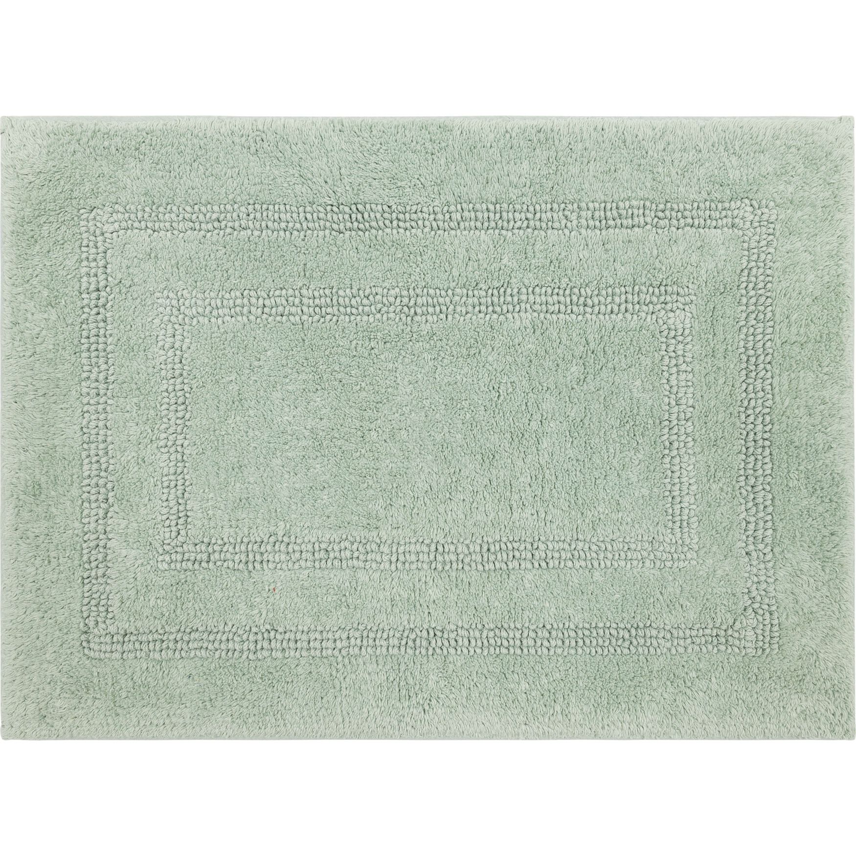 Cotton Reversible Bath Rug, SEAGLASS, hi-res image number 0