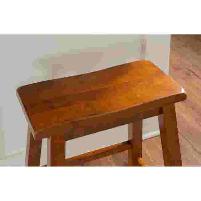Stool shown from side with angled perspective
