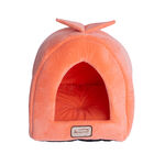 Cat Pet Small Dog Cave Shape Bed, Orange, , alternate image number 5