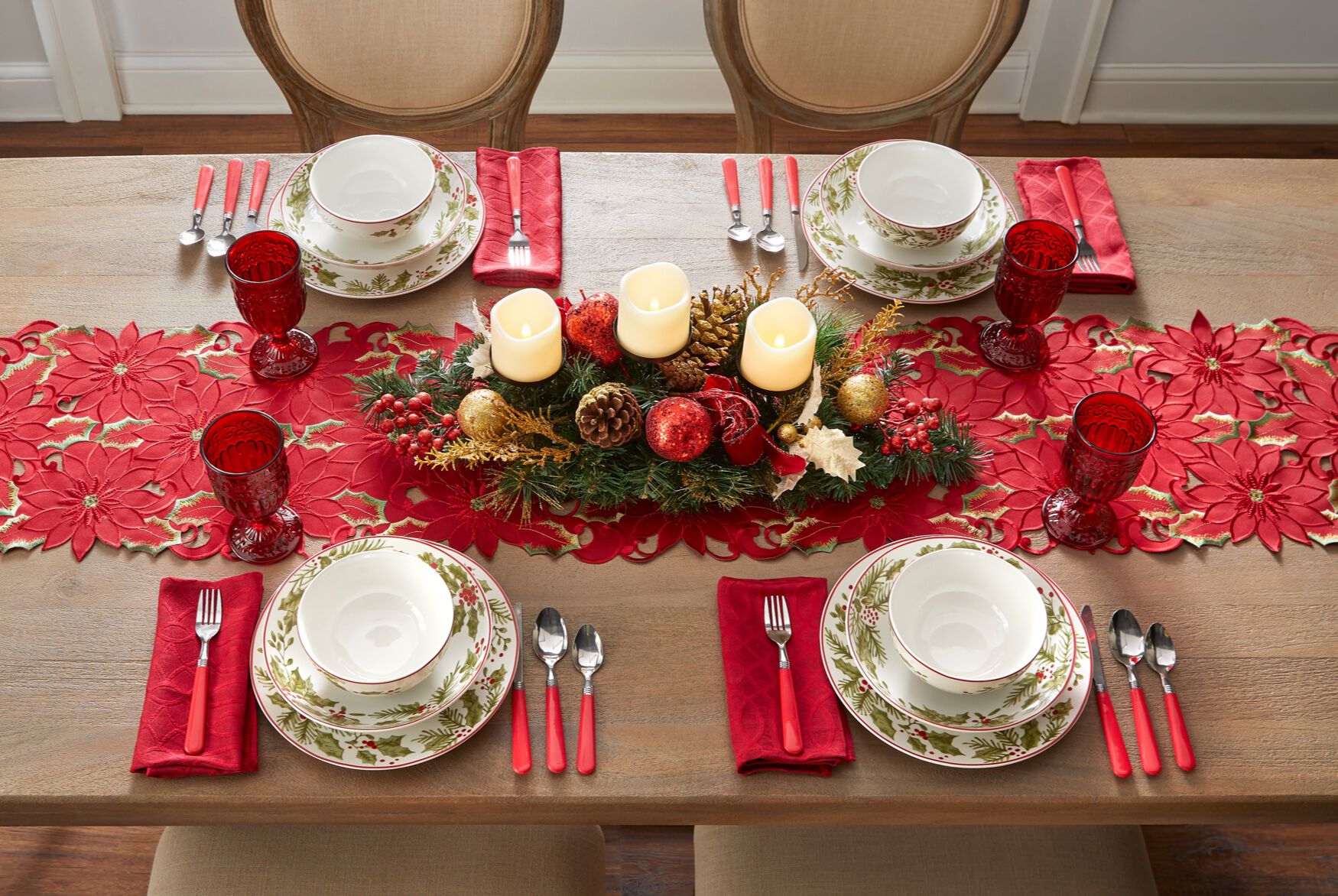12-pc. Festive Berry Dinnerware Set, , alternate image number 2