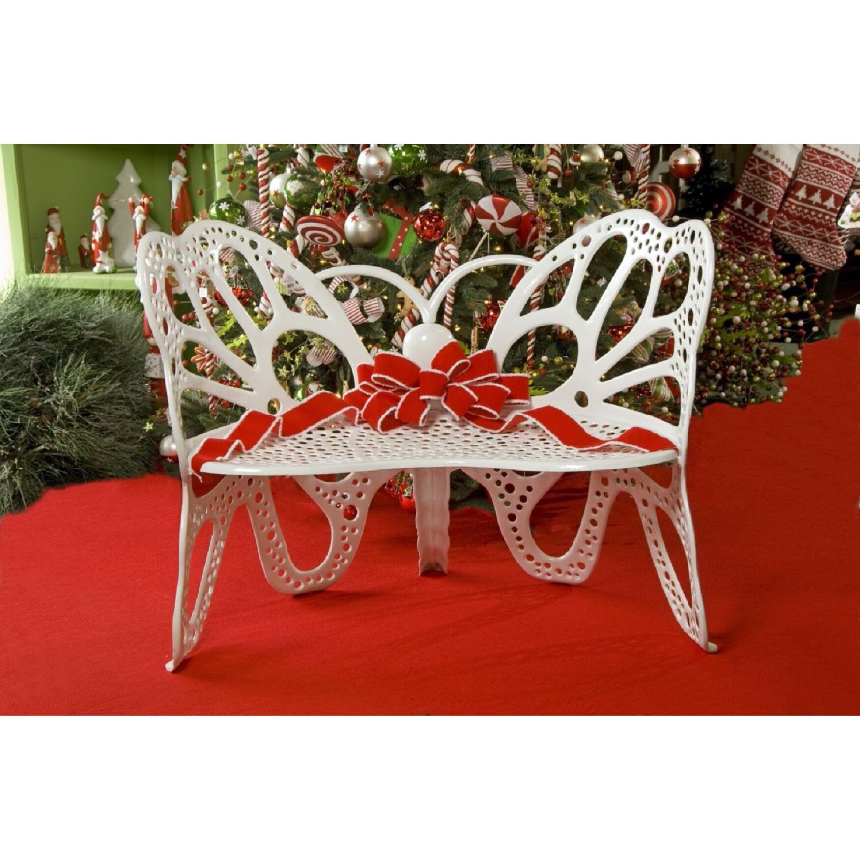 Butterfly Bench Antique, , on-hover image number 1