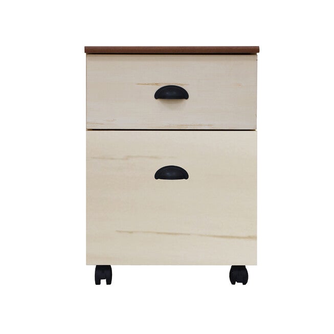 Hawksbury 2 Drawer Mobile File Cabinet File Cabinet, , alternate image number null
