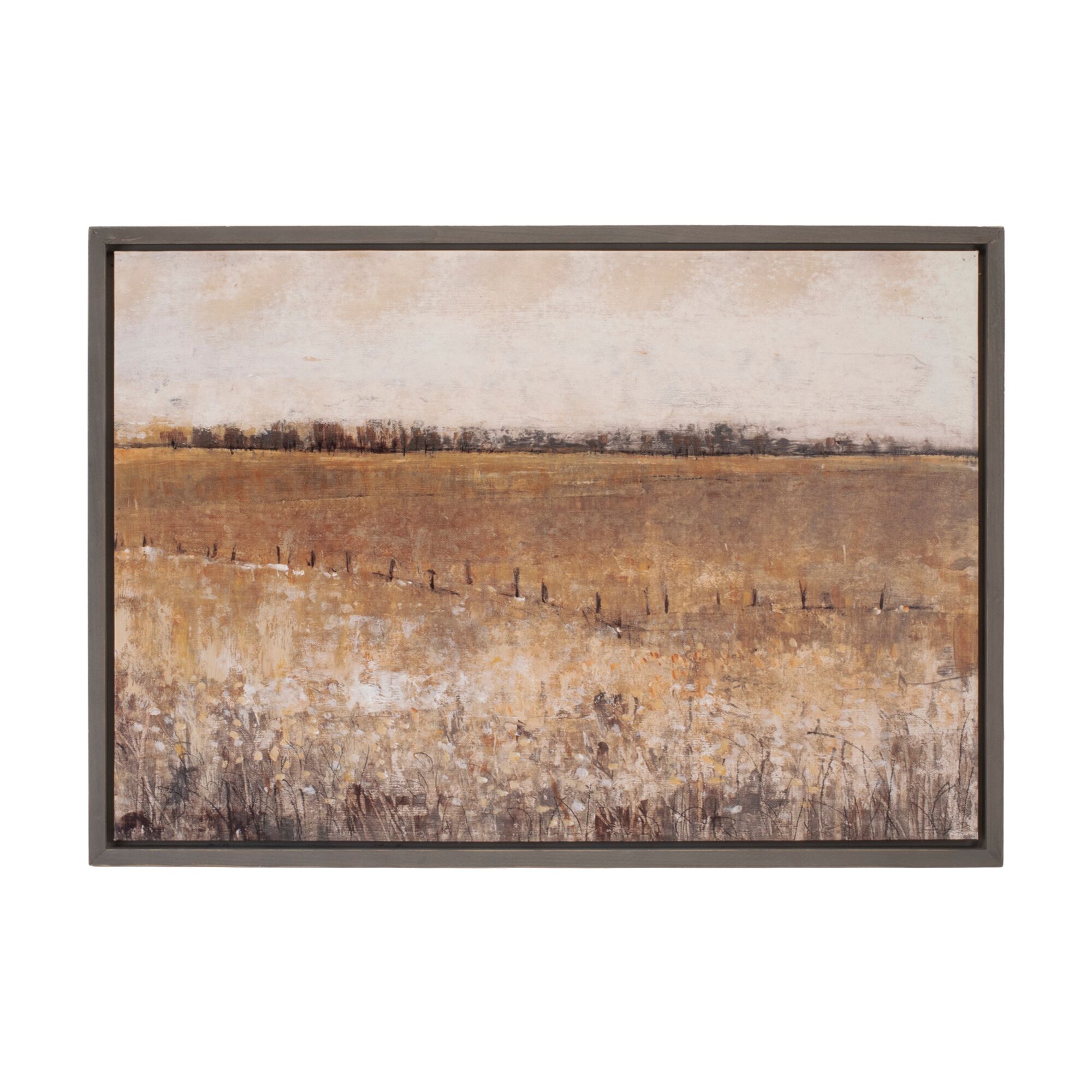 Framed Landscape Canvas Art 34 inchesL, BROWN/BEIGE, hi-res image number 0