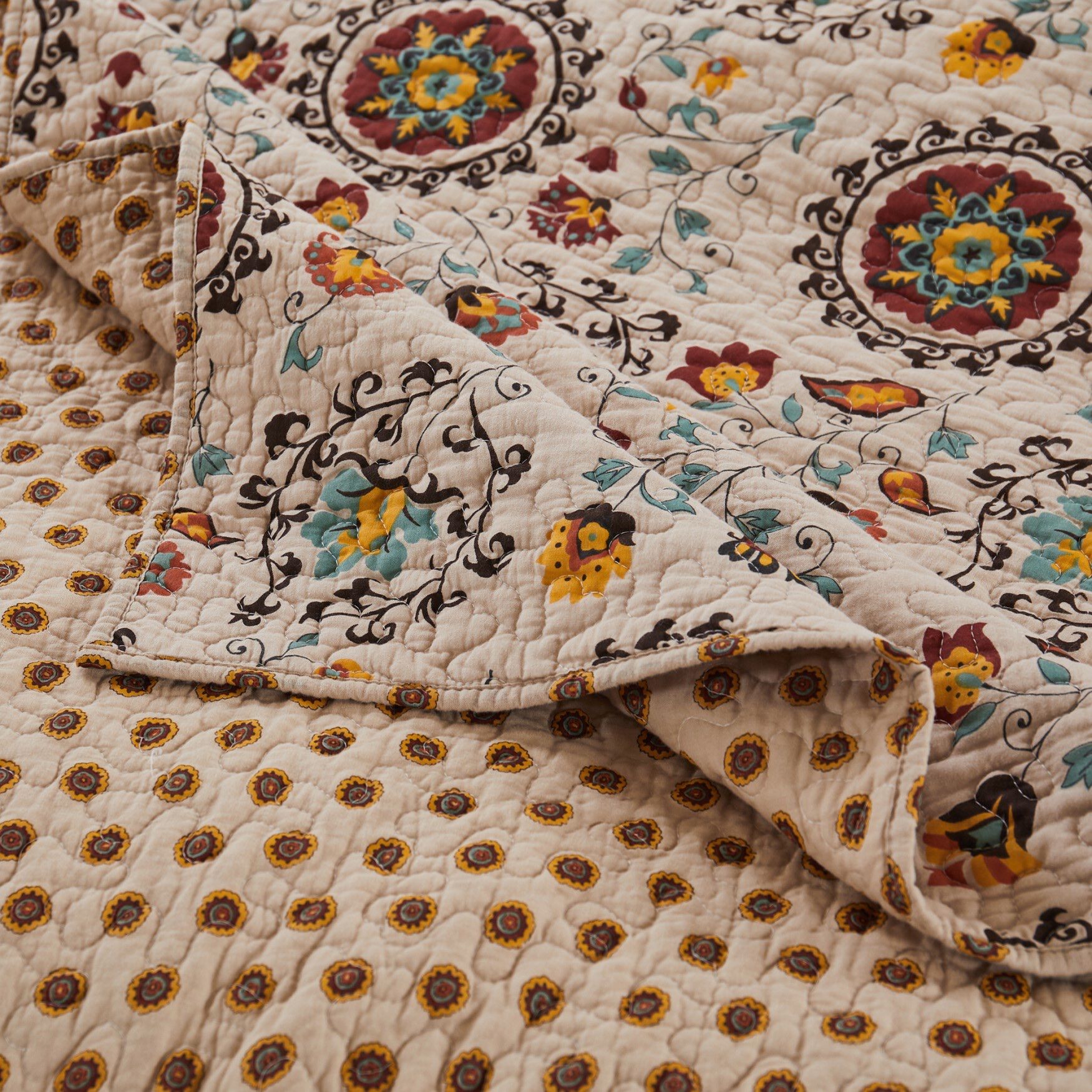 Andorra 100% Cotton Quilt Set, , alternate image number 7