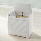 Louvre Seat Hamper, WHITE, hi-res image number null
