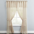 BH Studio Sheer Voile 5-Pc. One-Rod Curtain Set, , on-hover image number 1
