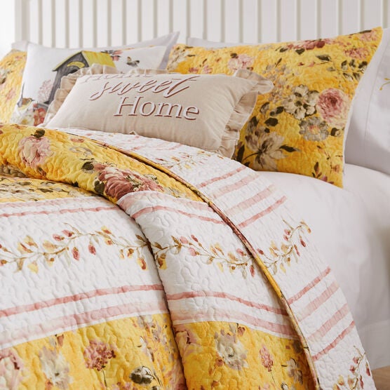 Finley Yellow Quilt Set OneStopPlus