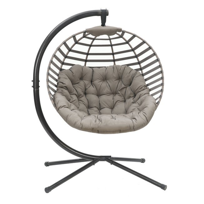 Modern Hanging Ball Chair with Stand, , alternate image number null