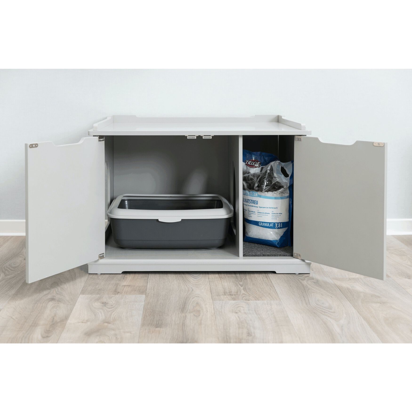 XL Wooden Litter Box Enclosure, , alternate image number 2