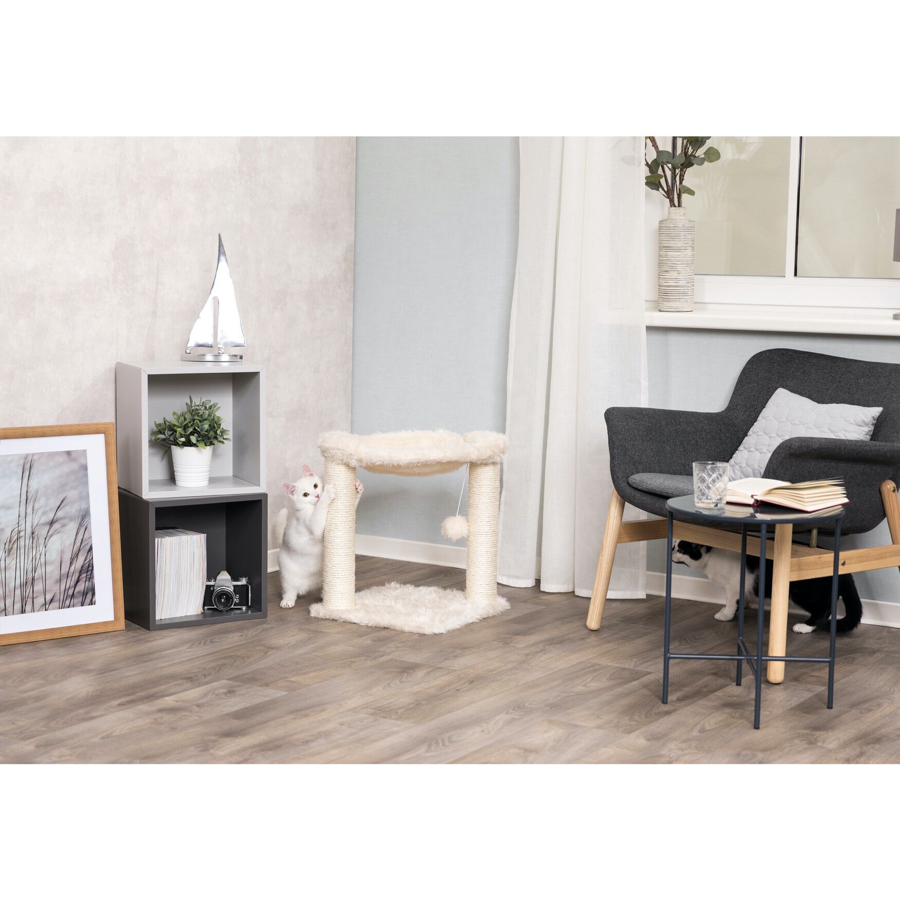 Baza Scratching Post with Hammock, , alternate image number 2