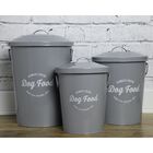 Andreas Grey Large 25Lbs Pet Dog Cat Food Bin, , on-hover image number null