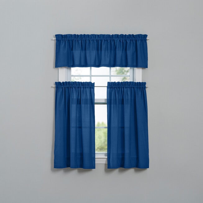 Microfiber Kitchen Tier, 3-Pc. Set, NAVY, hi-res image number 0