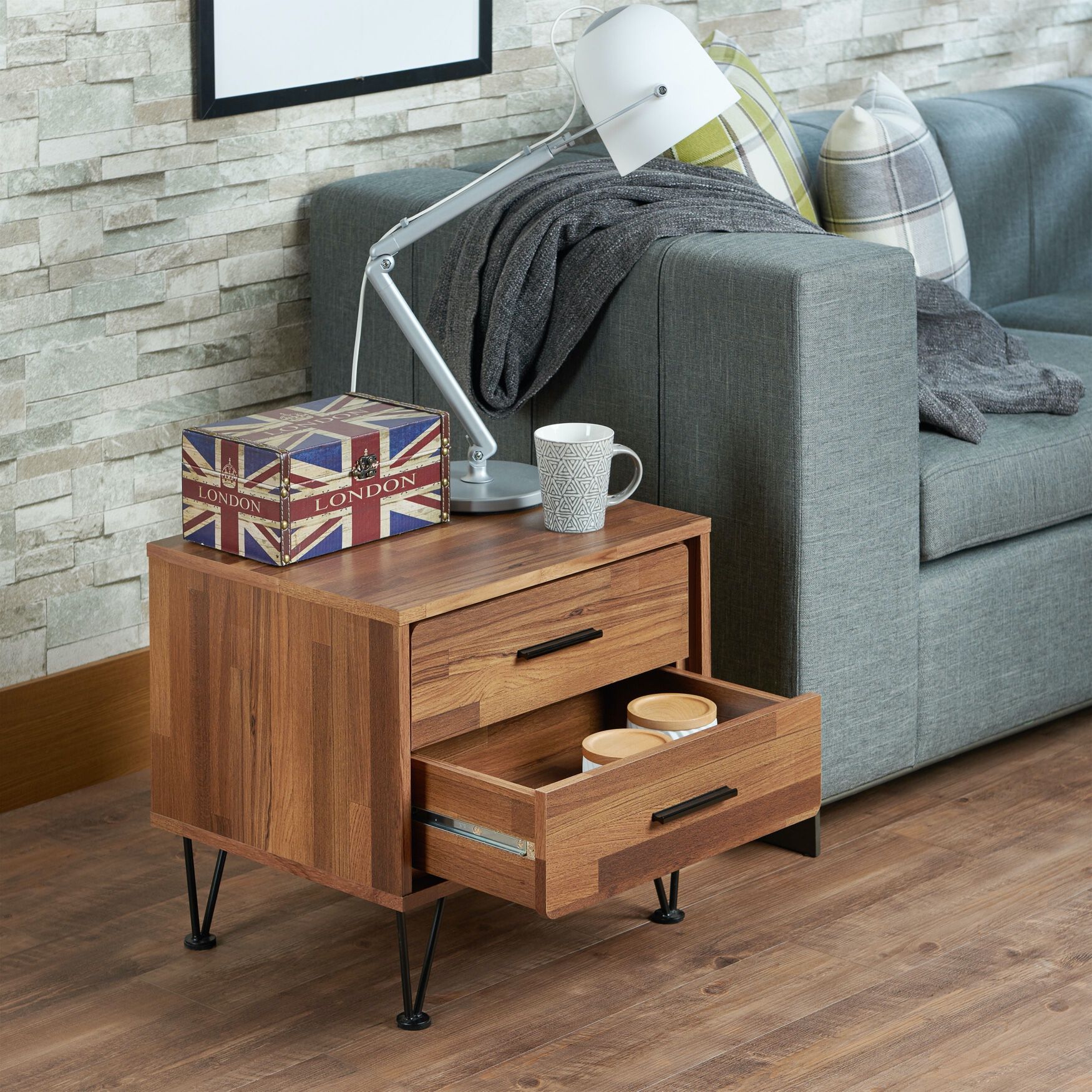 Accent Table or Nightstand, , alternate image number 4