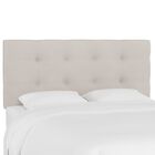 Microsuede Tufted Headboard, PREMIER PLATINUM, hi-res image number null