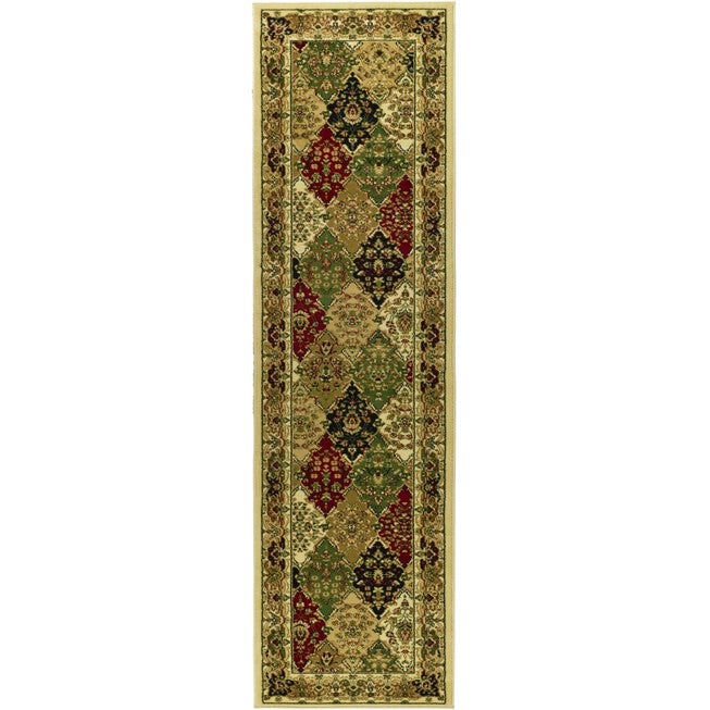 Lyndhurst Multi / Ivory 2'-3 inches X 20' Runner Rug, MULTI IVORY, hi-res image number 0