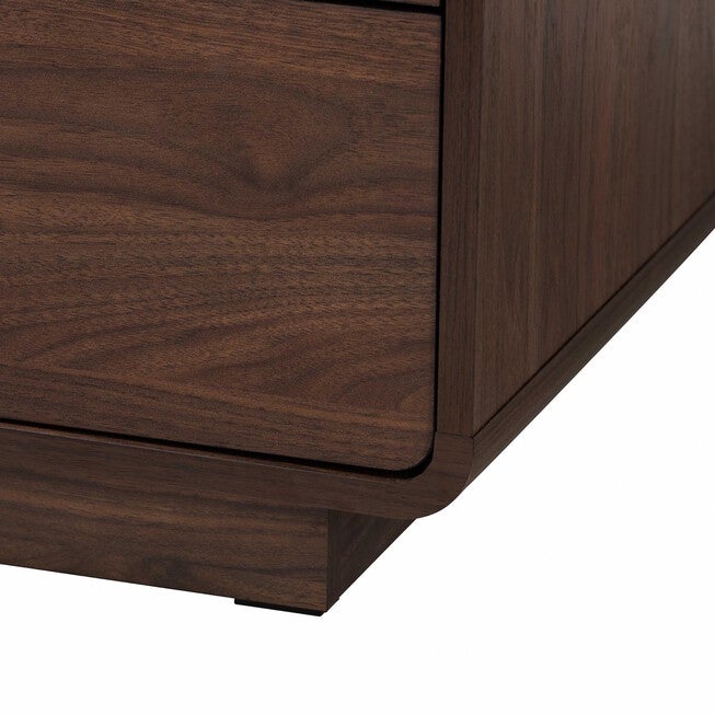 Jenibelle Classic Walnut Brown Wood 5-Drawer Chest with Rattan Drawer, , alternate image number 11