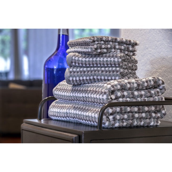Color Pop 6 Pc Towel Set 6 Pc Towel Set, VAPOR, hi-res image number null