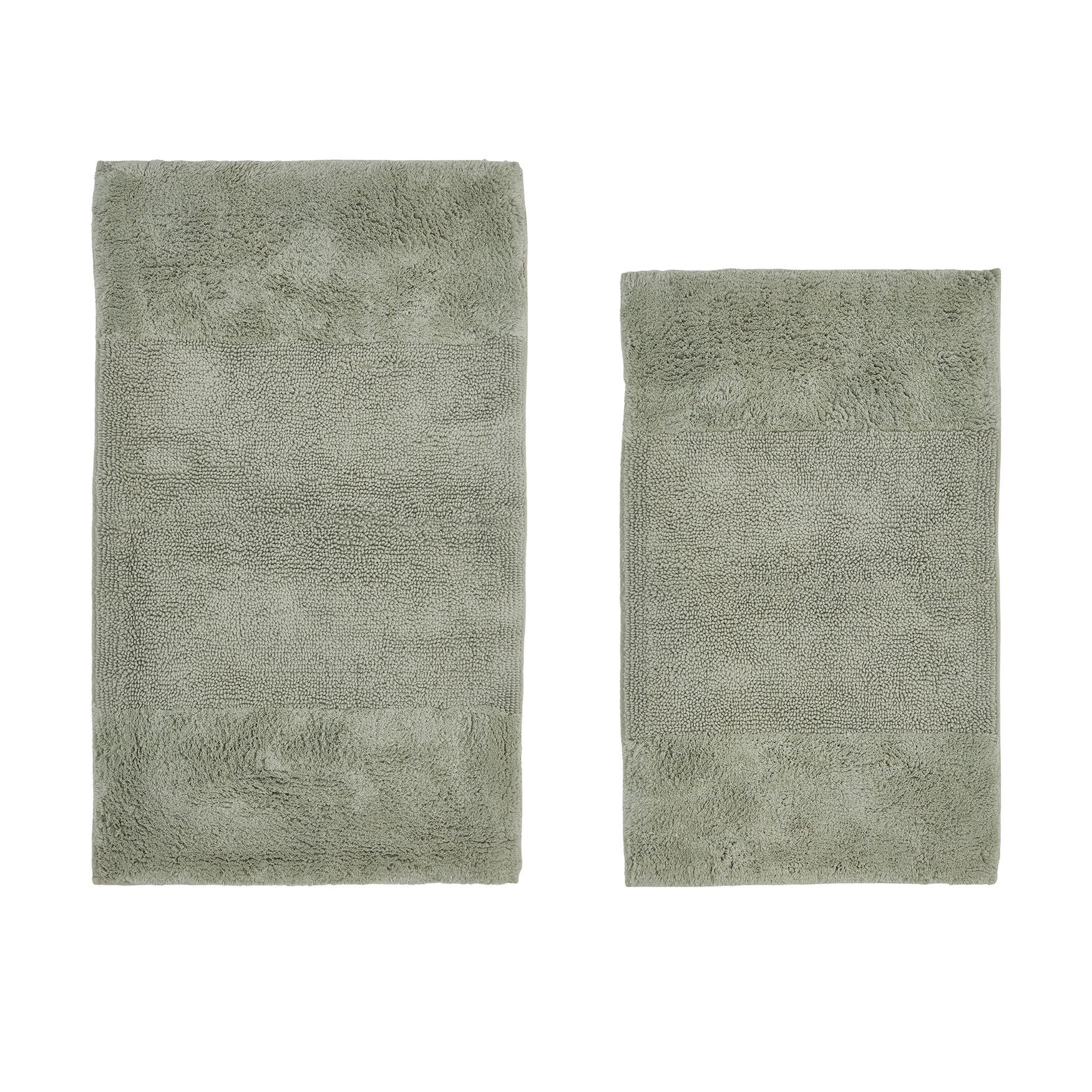 Granada Collection 100% Cotton 2 Piece (21 inches X 34 inches | 24 inches X 40 inches) Bath Rug Set, SAGE, hi-res image number 0