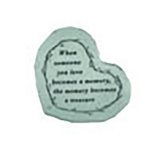 When Someone Becomes a Memory Heart Garden Memorial Accent Stone, GREY, hi-res image number null