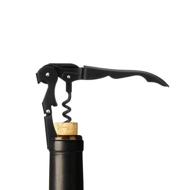 Truetap: Double-Hinged Corkscrew In Matte Black With Black, , on-hover image number null