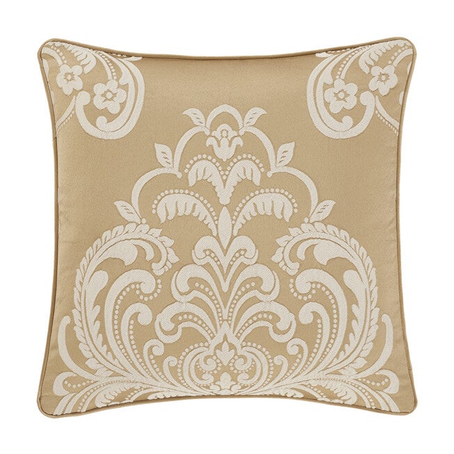 Potenza 20 Inch Square Decorative Throw Pillow, GOLD, hi-res image number 0