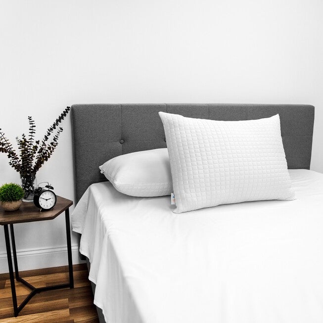 SensorPEDIC All Seasons Reversible Fiber Bed Pillow - 2 Pack, WHITE, hi-res image number null