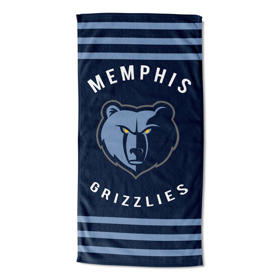 Grizzlies Sripes Beach Towel, MULTI, hi-res image number null