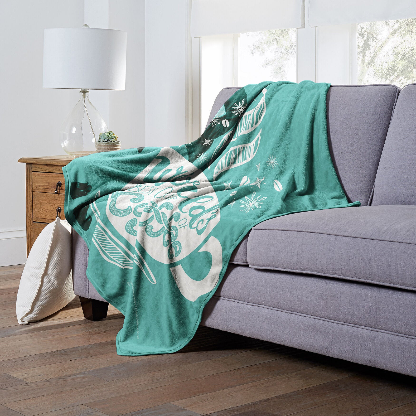 Wb Elf Best Coffee Silk Touch Throw Blanket, , alternate image number 3
