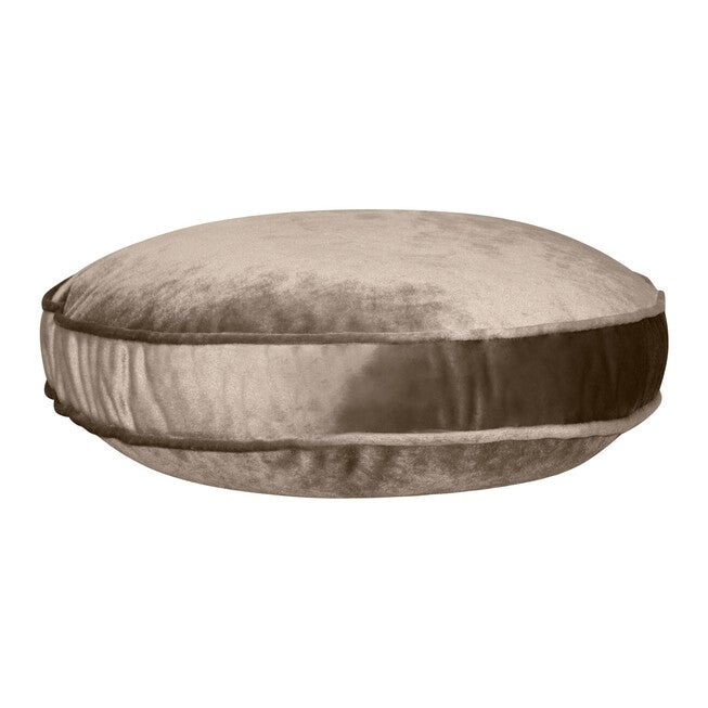 Panne Velvet Round Decorative Pillow , , alternate image number 2