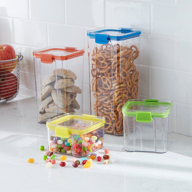 BH Exclusive 4-PC Airtight Sealed Canisters, MULTI, hi-res image number 0