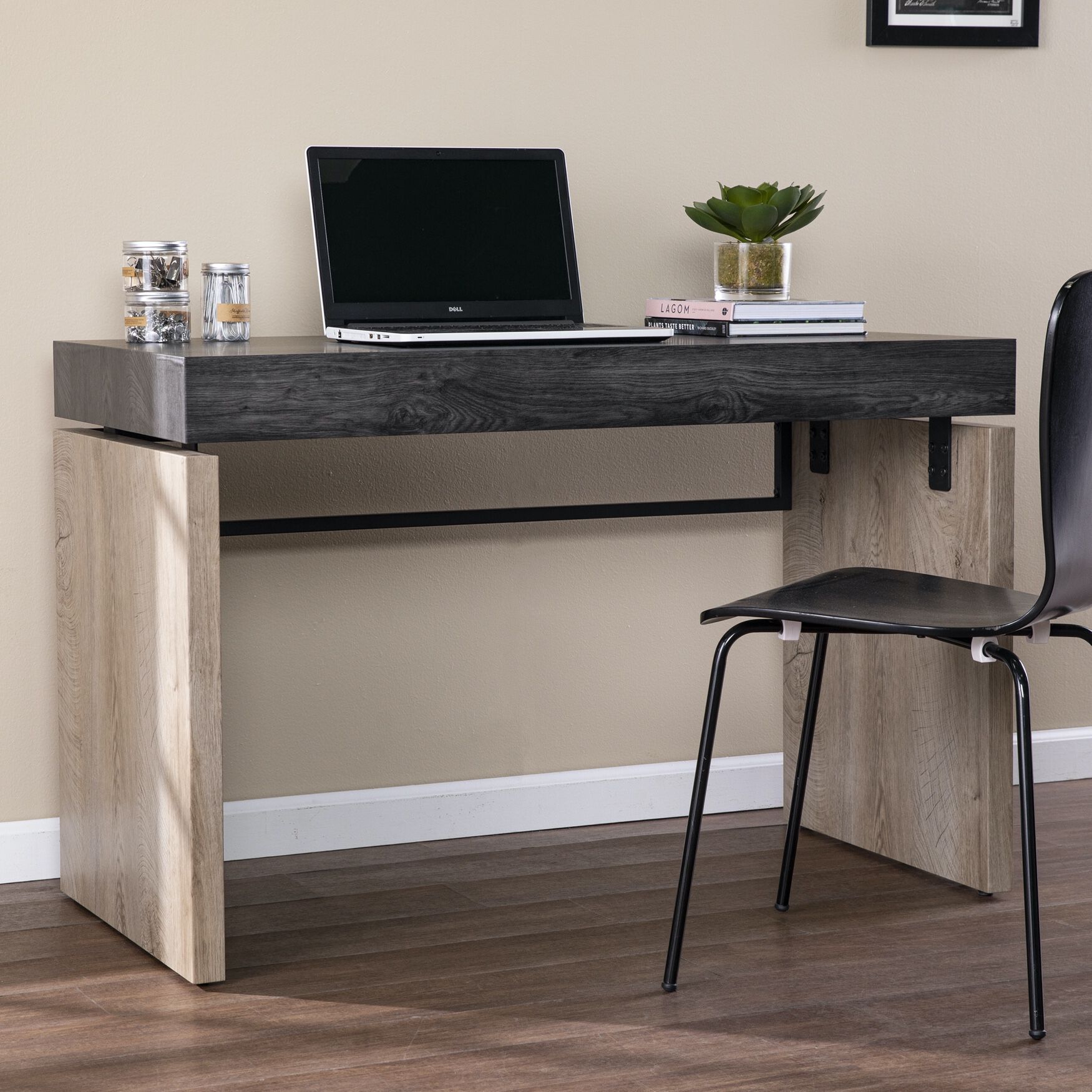 Hapsford Farmhouse Writing Desk, BLACK, hi-res image number 0