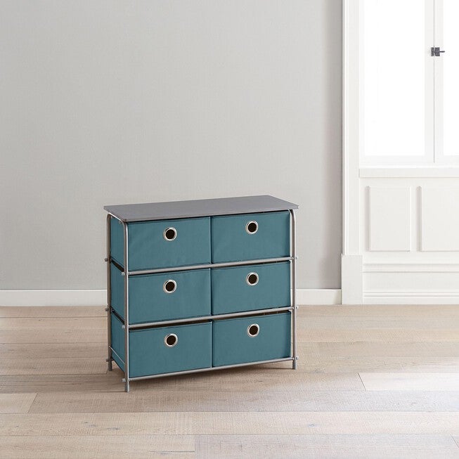 Eve 6-Drawer Storage, SEA GREEN, hi-res image number 0