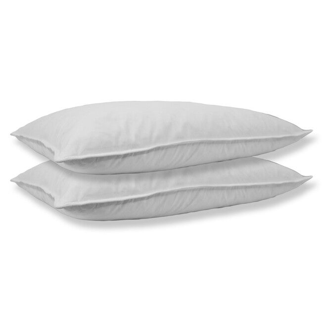 233 Thread Count White Goose Feather Pillow Twin Pack, , alternate image number 2