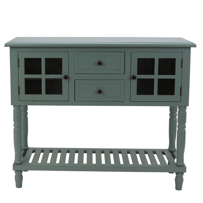 Antique Iced Blue Buffet Condole , ICED BLUE, hi-res image number null