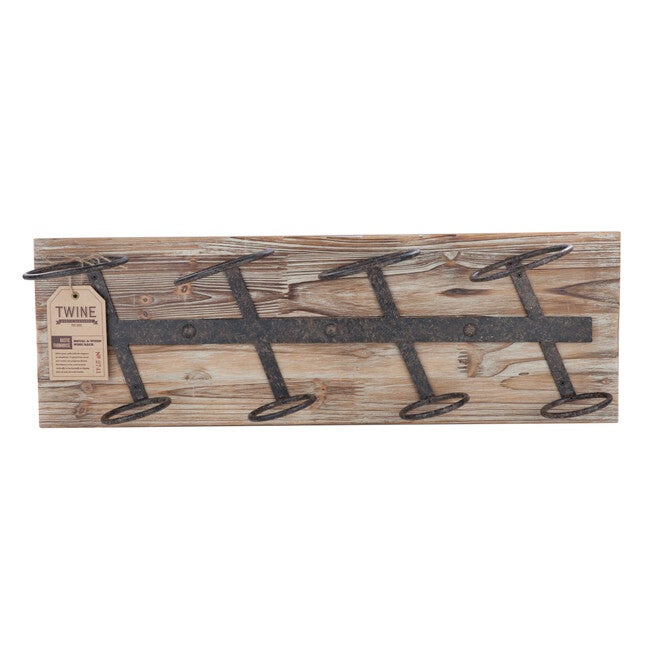 Metal And Wood Wine Rack, , alternate image number null