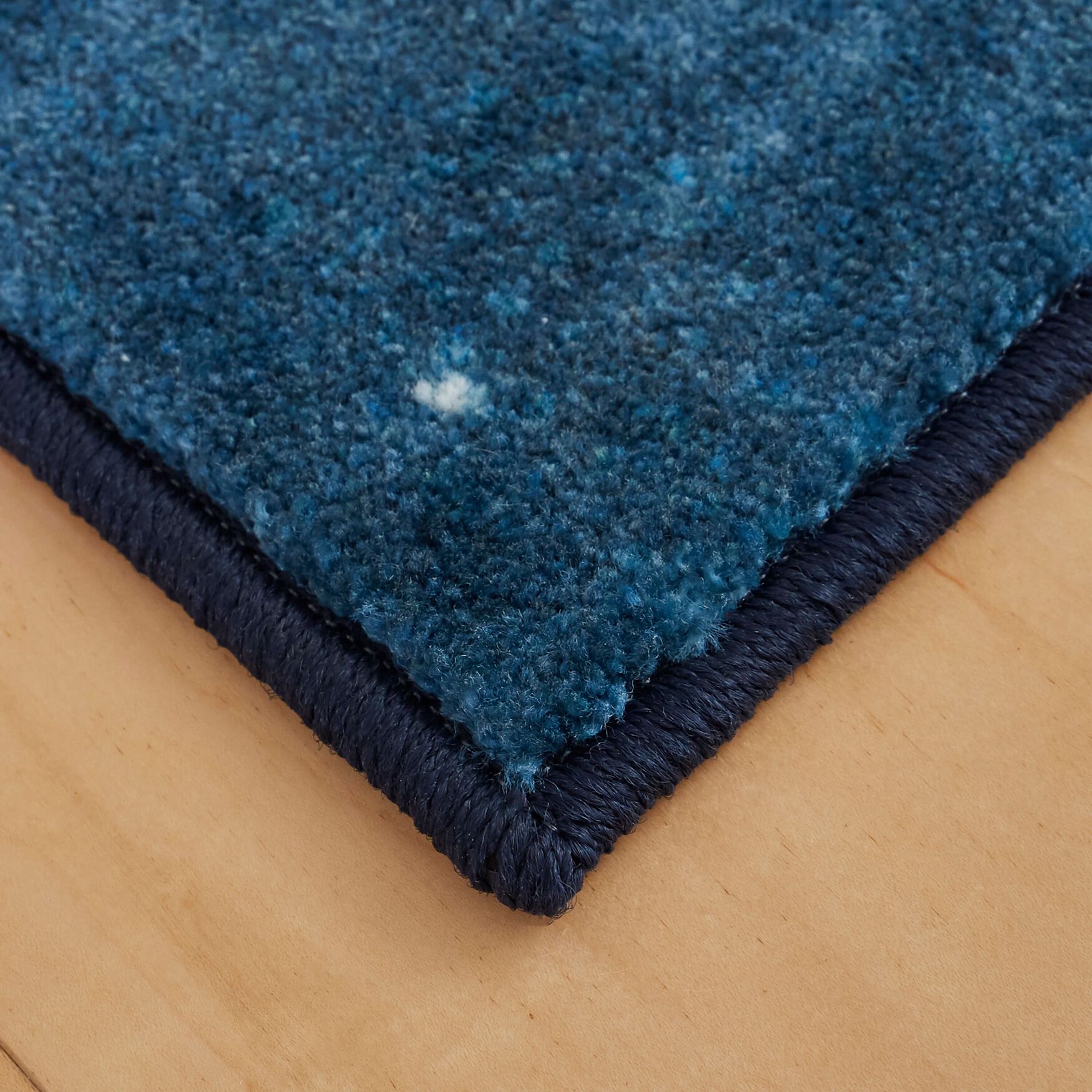 Let It Snow Navy Kitchen Rug, , on-hover image number 1