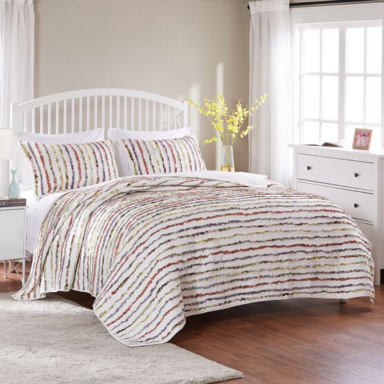 Bella Ruffle Quilt Set , IVORY, hi-res image number null