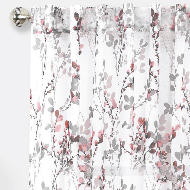Misty Back Tab Window Curtain Panel, , on-hover image number null