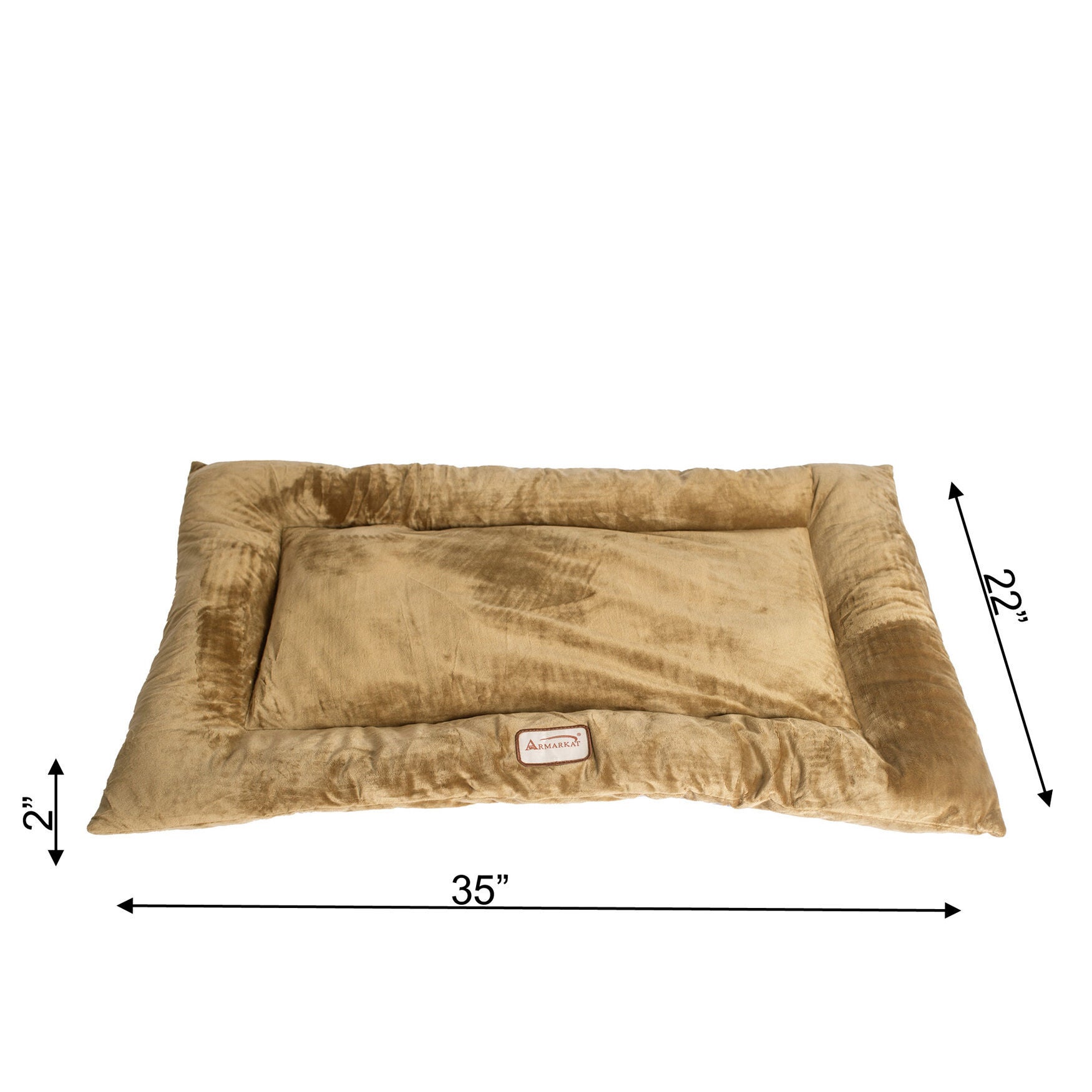 Pet Bed Mat, Dog Crate Soft Pad With Poly Fill Cushion, Large Sage Green, , alternate image number 4