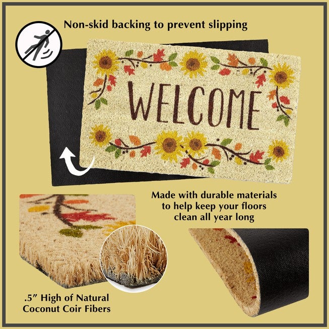 Black Hello Doormat, , alternate image number null