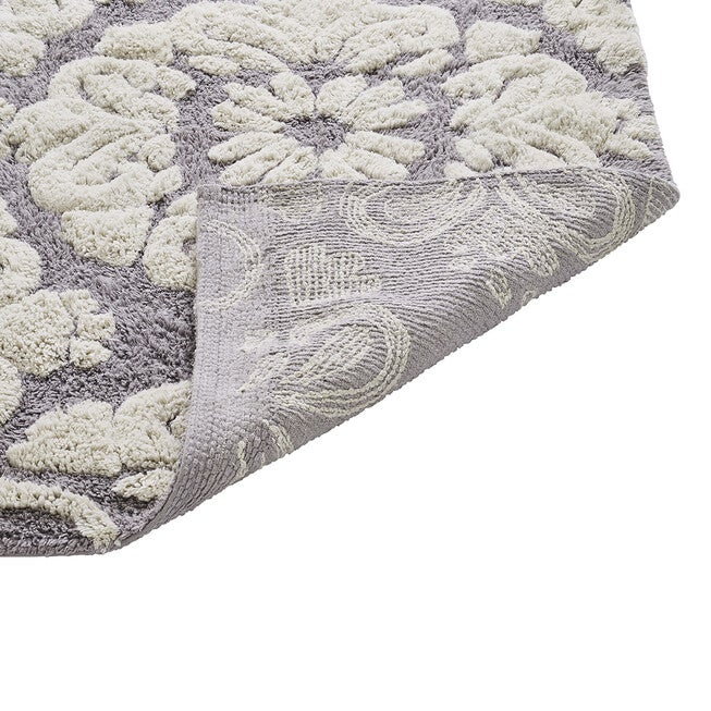 Medallion Collection 100% Cotton 3 Piece (17 inches X 24 inches | 21 inches X 34 inches | 24 inches X 40 inches) Bath Rug Set, , alternate image number 3
