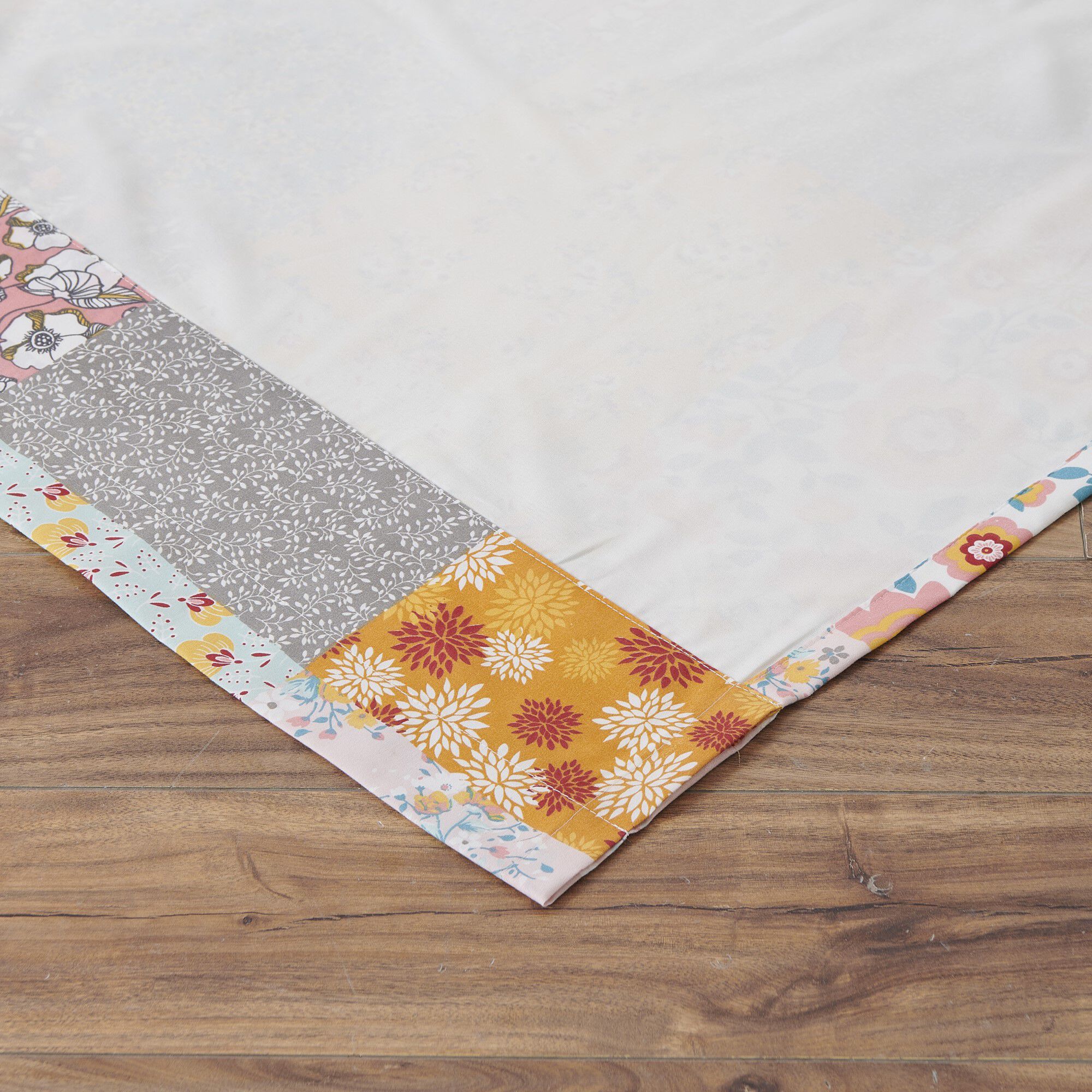 Carlie Window Curtain Panels, Set of 2, CALICO PATCHES, alternate image number 4